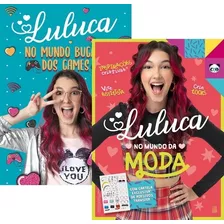 Livro Luluca No Mundo Da Moda + Bugado Dos Games - 2 Volumes