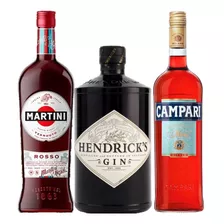 Pack Negroni Hendricks 700ml + Martini + Campari