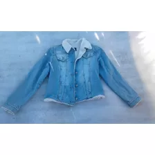 Campera De Jean Con Corderito Kout