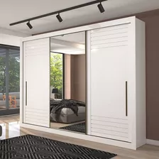 Guarda-roupa Casal 3 Portas Mdf Vitória Panan Móveis Wt