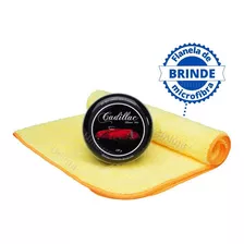 Cera Cadillac Cleaner Wax 150g Proteção Brilho Com Flanela