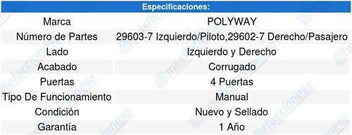 2-espejos Mercury Tracer (97-00) Polyway Foto 3