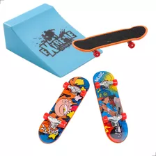 Brinquedo De Dedo Skate Manobras Radicais Com Minirampa