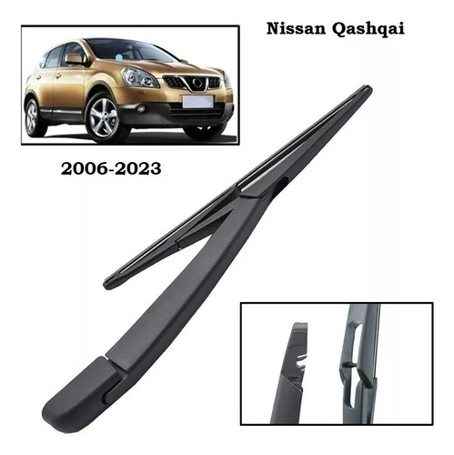 Plumilla Brazo Limpiaparabrisa Trasera Para Nissan Qashqai Foto 5