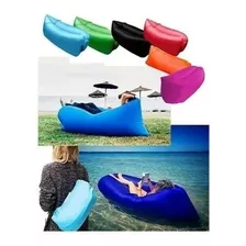 Sillón Puff Colchon Inflable Playa Pileta Camping + Bolso Ct