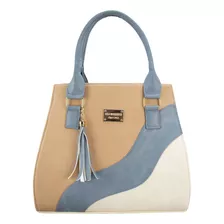 Bolso Tote Para Dama Tipo Piel Elegante Minimalista De Moda