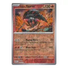 Tarjeta Pokemon Paldean Tauros 028/193 Urh Holo Ingles Palde