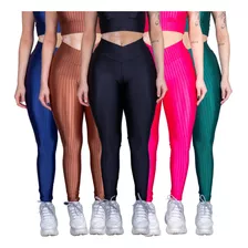 Roupa De Academia Fitness Kit Com 2 Calça ,escolha As Cores 