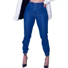 Calça Jogger Jeans Azul Feminina Spaço - 5549