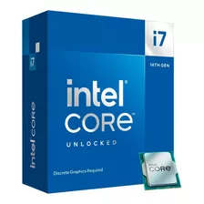 Processador Intel I7-14700kf 20c 28t Raptorlake Refresh 14ªg
