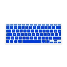 Protector Teclado Para Macbook Air Pro Retina Azul Oscuro