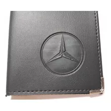 Porta Documento Veicular Com Logo Mercedes ( Carteira )
