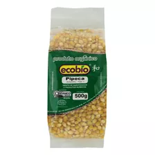 Milho Para Pipoca Tipo 1 Orgânico Ecobio Pacote 500g