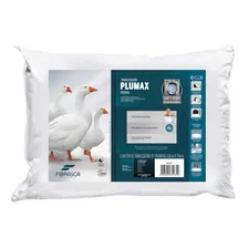 Travesseiro Toque De Pluma Plumax Percal 180 Fios Lavável