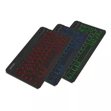 Teclado Retroiluminado Arteck Hb030b Con Bateria Recargable