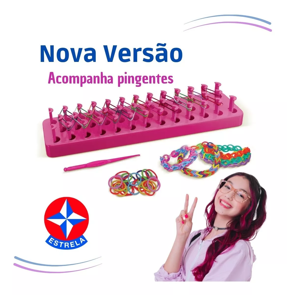 Fábrica De Pulseiras Da Luluca Menina - Original Estrela