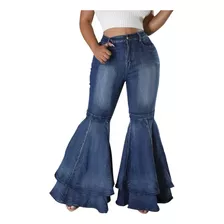 2023 Pantalones Vaqueros Elásticos Acampanados Para Mujer