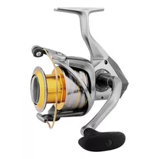 Carrete Reel Okuma Avenger Av-4000 Freno De 17.6 Lb Color Gris/negro/dorado Lado De La Manija Derecho/izquierdo