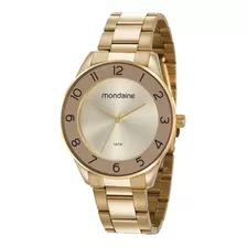 Relógio Feminino Mondaine A Prova D' Agua Ouro 53637lpmvde1