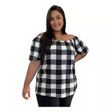 Blusa Cigana Bege Plus Size