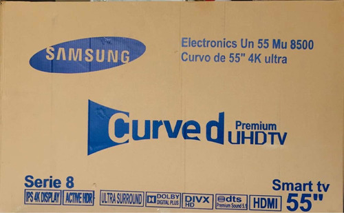 Televisor Samsung Electronics Un55 Mu 8500 Curvo De 55 4k U