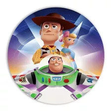 Painel Redondo Festa Em Tecido Veste Fácil 1,5m - Toy Story