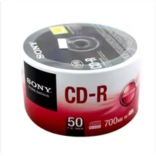 Disco Grabable Cd-r De 700mb 48x Imprimible Sony 