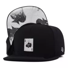 Boné Aba Reta Anth Co Preto Snapback Carta A Ajustável Top11