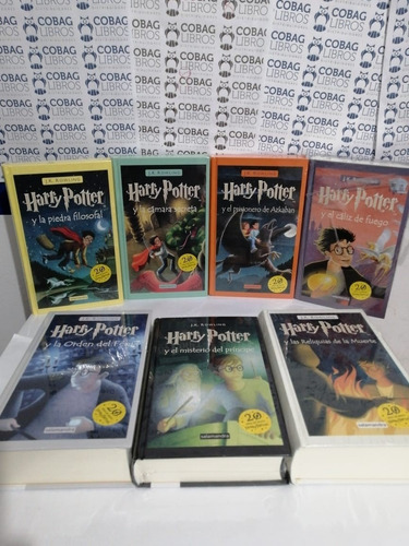 Coleccion Harry Potter 1 Al 7 ( Tapadura )