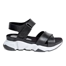 Sandalias Mujer Plataforma Cuero Vacuno Base Zapatilla