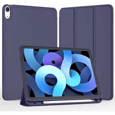 Case Cover Protector @ iPad Air 4ta 5ta Gene 10.9 Inch Azul