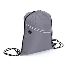 Mochila Saco Esporte, Passeio, Uniforme, Chuteira, Masculina Cor Cinza Desenho Do Tecido Liso