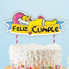 Kit Imprimible Desayuno Cumple Los Simpson Ver Homero 