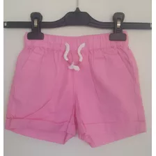 Short De Algodon Primark Importado T 5/6 Rosa