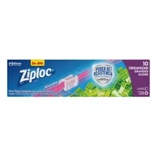 Bolsas Para Guardar Ziploc Cierre Fácil Grandes 10 Bolsas