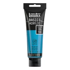 Acrílico Liquitex Basics Tubo 118ml Color 570 Azul Brillante