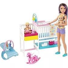 Barbie Familia Skipper Guardería De Bebés