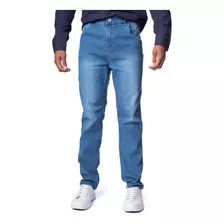 Calça Jeans Masculina Ice Preston Reta Azul