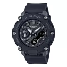 Reloj Casio Gma-s2200-1a G-shock Antigolpes Urbano Sport Color De La Malla Negro Color Del Bisel Negro Color Del Fondo Negro