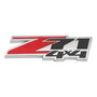 Emblema Z71 4x4 Negro Chevrolet Silverado Cheyenne 14 16 18