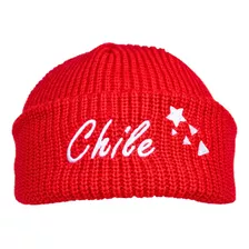 Gorro De Lana Bordado Con Diseños De Chile 