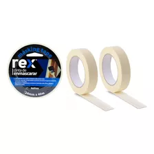 Cinta Masking Tape - Enmascarar - 24mm X 40m - Rex 3 Unid 