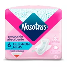 Toallas Nosotras Delgada Alas 6 Un Tela Tipo Algodon