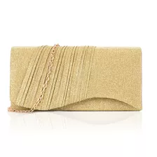 Bolso De Embrague De Hombro Mujer Brillante De Boda, Fiesta