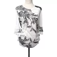 Blusa Remera Gasa Fiesta Brillos Talles Grandes Especiales