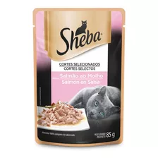 Sheba Alimento Húmedo Para Gato Adulto Salmón Sobre 85 G