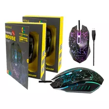 Mouse Gamer Alambrico Con Luz Led - Aoas - 3 Pza