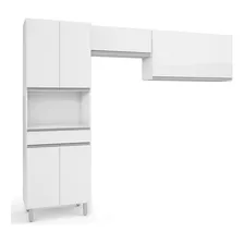 Cozinha Compacta 3 Peças Batrol Top Class Branco Branco