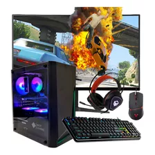 Pc Torre Gamer Ryzen 5 16gb Ram Ssd 960 + Combo Monitor 27