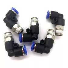 Conector Codo 1/8 X 4mm Pack 5 Unidades